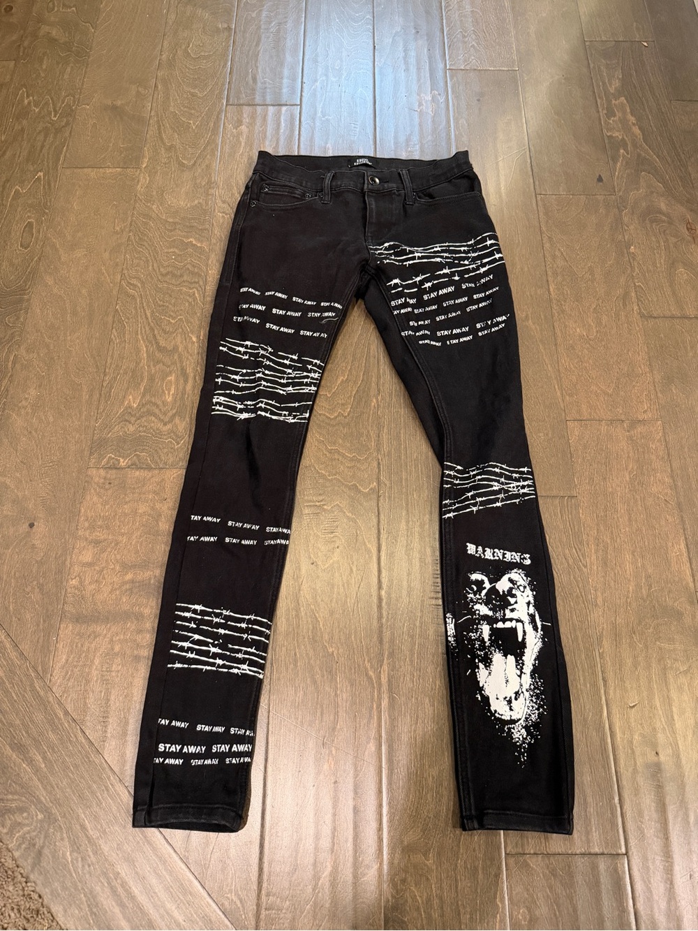 Social Distortion “Stay Away” Stinger Skinny Jeans